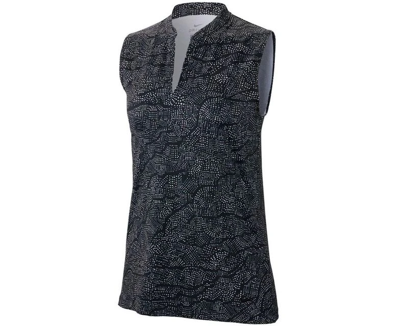 Nike Women's Dri-Fit Fairway Print Sleeveless Polo - Image 3