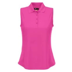 Greg Norman Women's Protek Micro Pique Sleeveless Polo