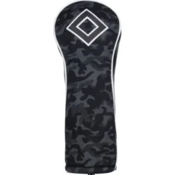 Titleist Black Camo Leather & Cotton Twill Fairway Headcover