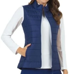 IBKUL Women's Quilted Vest - Solid