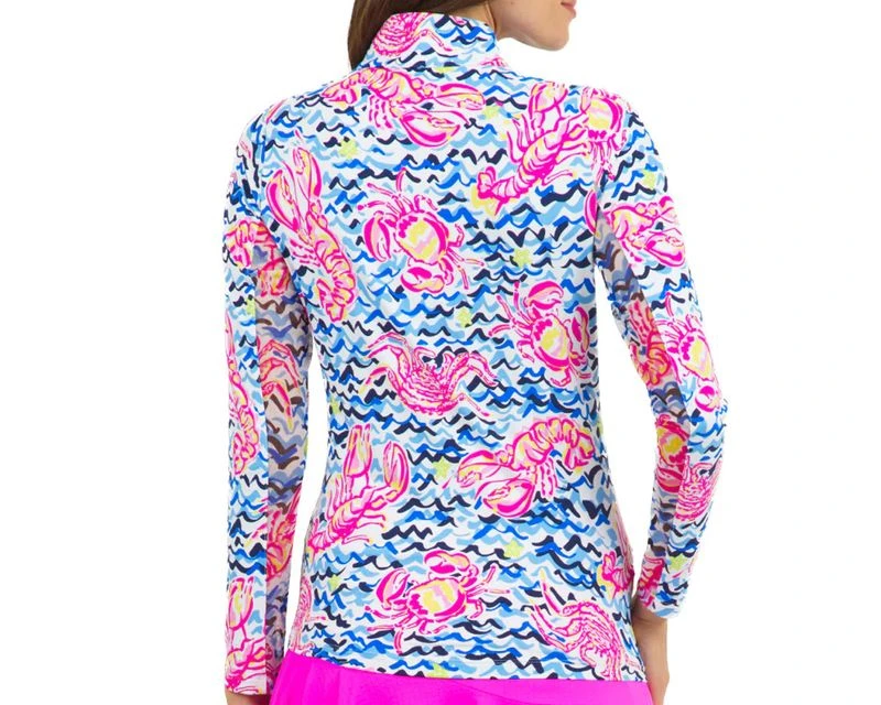 IBKUL Women's Long Sleeve Mock Neck Top - Bonnie Print - Image 6