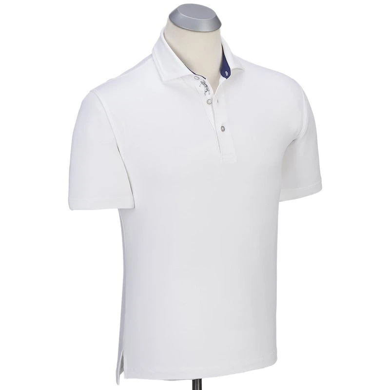Bobby Jones EFX Performance Cotton Solid Short Sleeve Polo