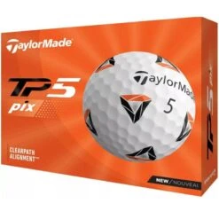 TaylorMade TP5 Pix 2.0 Practice Golf Balls - 12 Dozen Balls
